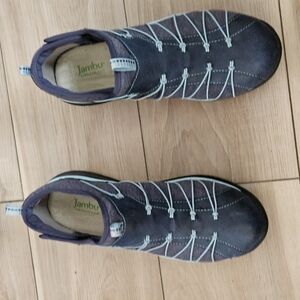 Jambu Blue Sneakers with Flexible Upper and Minimalist Design